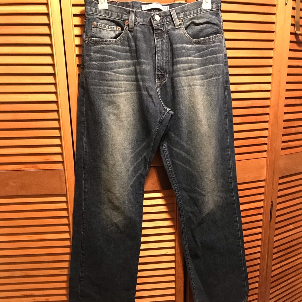 Express Blue Denim Bootcut Jeans